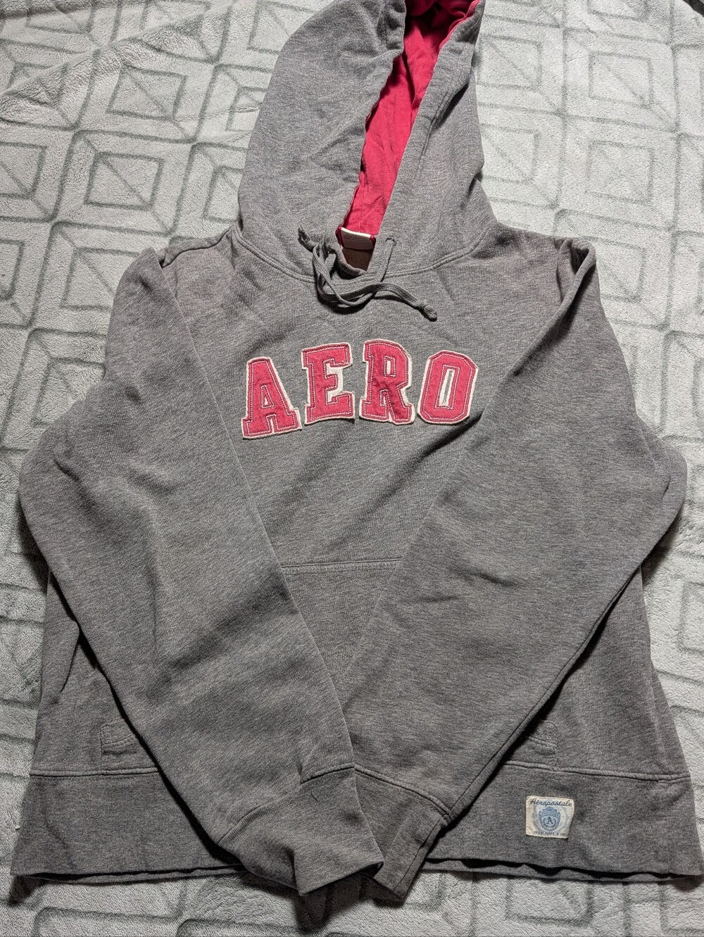 Y2k Aeropostale Gray Hoodie